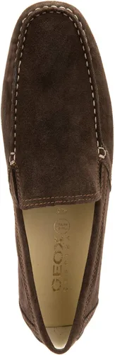 Vista 4 de Geox Mocasín de conducción Monet19 para hombre Cuero negro