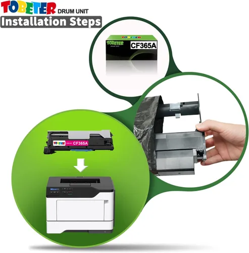 Vista 4 de ToBeter CF365A Reemplazo de la unidad de tambor para HP 828A CF365A Magenta Image Drum para Color LaserJet Enterprise Flow M880z MFP M880z+ MFP