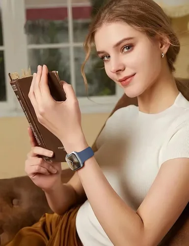Vista 4 de SuperNaNa - Correa de silicona deportiva compatible con bandas de Apple Watch de 40mm 38mm 41mm 44mm 45mm 42mm 49mm, unisex, correa de muñeca