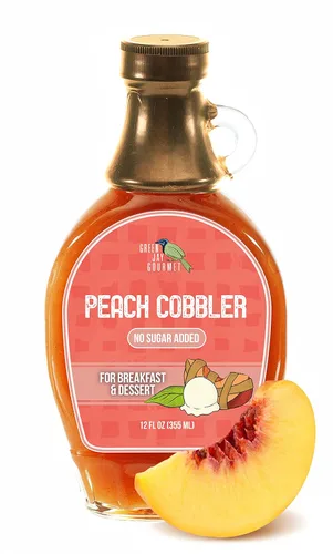 Vista 6 de Green Jay Gourmet Jarabe de praliné de arce sin azúcar, jarabe de desayuno prémium sin azúcar con sabores de arce, mantequilla y praliné, jarabe