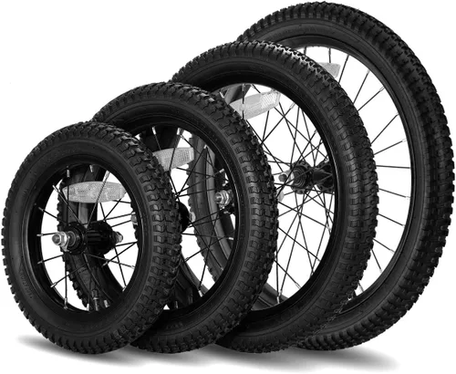 Vista 8 de JOYSTAR 12 14 16 18 20 Inch Kids Bike Front Wheels Replacement Bicycle Wheels with 12-20 Inch Solid Air Rubber Tire & Inner Tube Don't Fit Huffy
