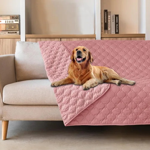 Vista 13 de gogobunny - Manta para perros y gatos 100% impermeable y de doble cara, funda suave para cama de mascotas, reversible, protege muebles, carbón
