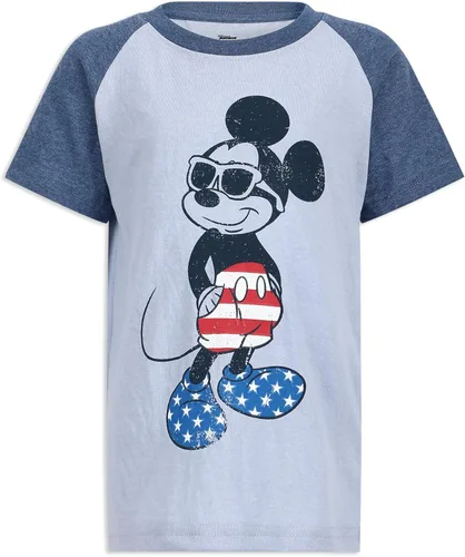 Vista 2 de Disney Mickey Mouse - Conjunto de camiseta de manga corta y pantalones cortos para niños grandes