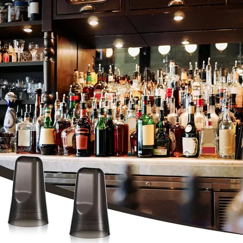 Vista 7 de Chengu 24 fundas para botellas de licor, cubiertas de boquilla para botellas, dispensador universal de vertido, tapas de boquilla de goma