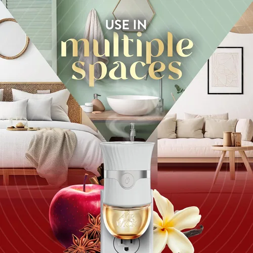 Vista 5 de Air Wick Vibrante repuesto de aceite perfumado para enchufar, infundido con aceites esenciales, ambientadores enchufables para el hogar, aroma