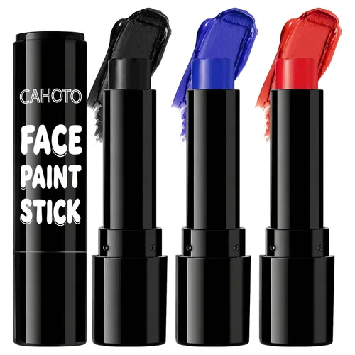 Vista 34 de Barra de pintura blanca para el cuerpo de la cara, pintura deportiva Blanco
