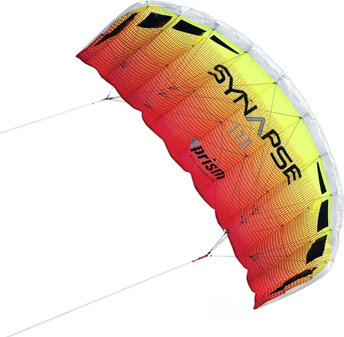 Vista 7 de Prism Kite Technology Synapse Dual-line Parafoil Kite - an Ideal Entry Level Kite for Kids and Adults to Dual-line Kiting Cilantro