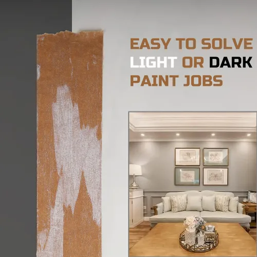 Vista 3 de Lichamp Paquete de 4 cintas de pintor marrón de 1 pulgada, cinta adhesiva marrón de 1 pulgada x 55 yardas x 4 rollos (220 yardas en total)