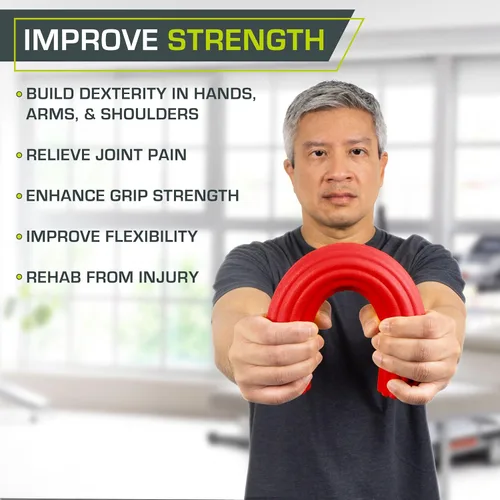 Vista 4 de ProsourceFit Flex and Twist Bars Sets and Singles, Resistance Bars for Occupational Therapy, Tennis Elbow Treatment, and Wrist Strengthening, 12-in
