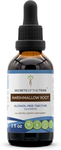 Tintura de raíz de malvavisco Extracto sin alcohol, gotas de hierbas de alta potencia, tintura hecha de malvavisco Althaea Officinalis promueve la