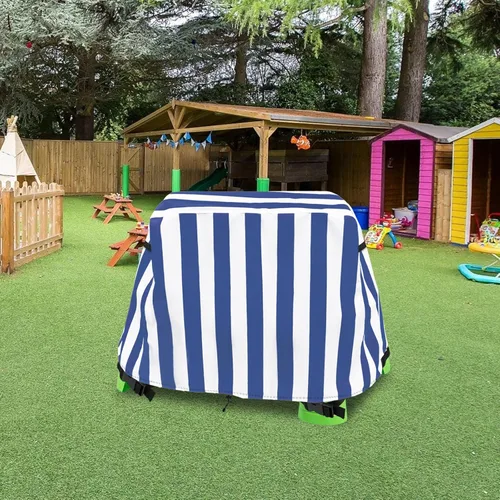 Vista 8 de Cubierta para mesa de agua para niños, resistente al aire libre, 600D, impermeable, anti-UV, a prueba de polvo, para niños, compatible con Step2