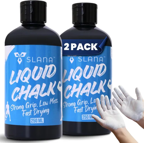 Vista 12 de Liquid Chalk for Gym, Weightlifting – Fast Drying Gym Chalk Liquid, Lasting Grip Formula – Mess Free, Dust-Free, Skin-Safe Liquid Climbing Chalk for
