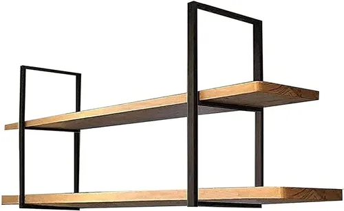 Shelves Whftd Hanging Ceiling Shelf Wine Racks，Industrial Ceiling Mount Shelf，Retro Iron Metal Frame Plant Display Stand, Kitchen Bar Restaurant