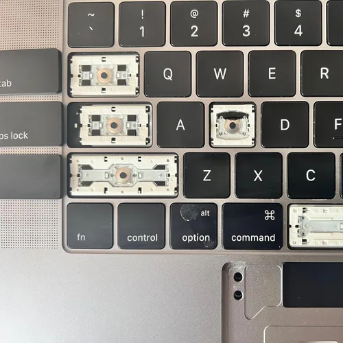 Vista 3 de Teclas de teclado de repuesto para MacBook Pro Retina de 13 pulgadas y 15 pulgadas A1706 A1707 (2016 2017), compatible con MLH12LL/A MPXV2LL/A