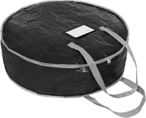 Vista 9 de Propik - Bolsa de almacenamiento para corona de 24 pulgadas, material resistente a desgarros, fácil almacenamiento, con asas resistentes y ranura