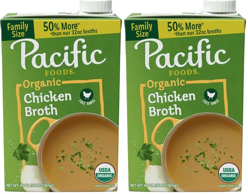 Vista 15 de Pacific Foods - Caldo de pollo orgánico, caja de 48 onzas