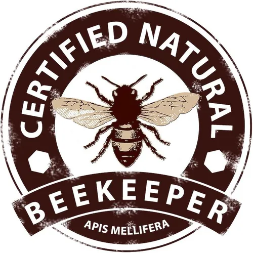 CafePress Exhibición magnética magnética redonda certificada del apicultor del apicultor de 5.5"
