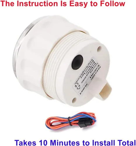 Vista 5 de Medidor de combustible para barco de 2" Medidor de nivel de combustible Medidor de reemplazo electromecánico marino automotriz (E-1/2-F) 240-33ohm