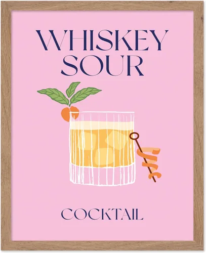 Vista 98 de Poster Master Amaretto Sour Poster - Retro Cocktail Print - Alcohol Art - Bartender Artwork - Bar Cart Design - Food & Drink Artwork - Chic Boho
