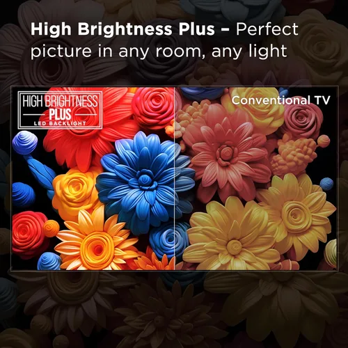 Vista 5 de TCL Smart TV Class Q65 QLED 4K de 55 pulgadas con Fire TV (modelo 55Q651F, 2024), Dolby Vision y Atmos, HDR PRO+, Alexa integrado con control remoto