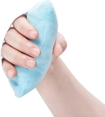 Vista 14 de SWISSELITE Cojín de contractura de mano y dedo, empuñaduras de palma con banda elástica o separador, almohadilla de agarre de mano para paciente