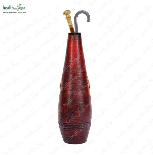 Vista 7 de HealthAndYoga™ - Bastón desmontable para hombres y mujeres, bastón ligero de madera maciza, elegante mango de latón Derby
