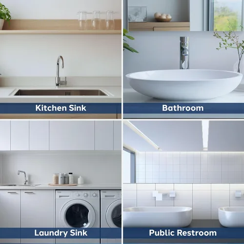 Vista 6 de Kit completo de reparación para desagües de PlumbCraft, 7027110N