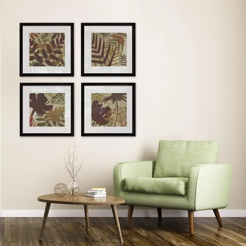 Vista 36 de Wexford Home Colección de primavera de jardín de campo francés, colección de primavera, juego de 4 paneles para decoración de pared de oficina