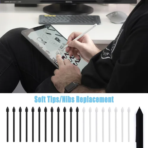 Vista 6 de 20 puntas de repuesto para Samsung S Pen, lápiz capacitivo para Samsung Galaxy Tab S6 Lite/S7 FE/S8 Ultra/S8+ Plus/S8/S9+ Plus/S9 FE+ Plus/S9