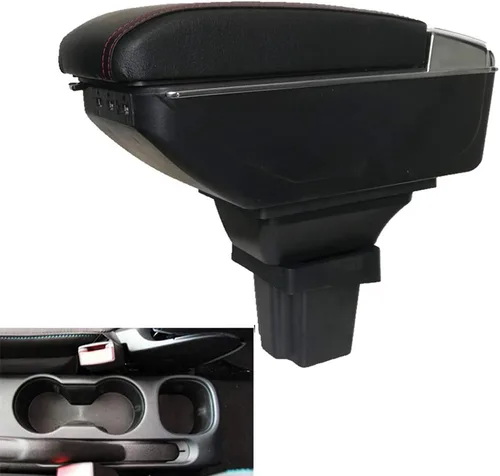 Vista 12 de Reposabrazos de consola central de automóvil compatible con Chevrolet Trax/Holden Trax/Chevrolet Tracker 2013~2014 2015 2016 2017 2018 2019 2020