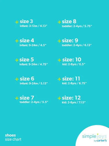 Vista 6 de Simple Joys by Carters Sandalias Frankie unisex para niños