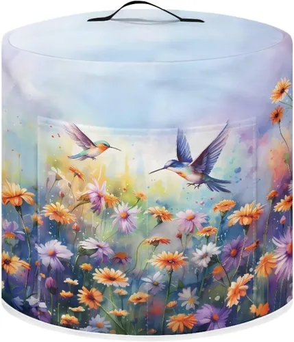 Vista 13 de Cubierta antipolvo para olla a presión de 6 cuartos, freidora de aire, arrocera, cubiertas antipolvo para electrodomésticos de cocina con bolsillos