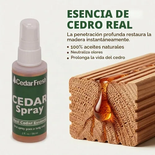 Vista 2 de Household Essentials CedarFresh Spray de Poder de Cedro, 2 onzas