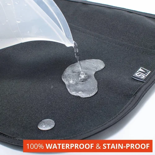 Vista 2 de Delantal impermeable con hebilla - Delantal de cintura a prueba de manchas para camareros y camareras