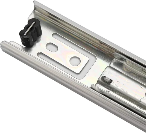 Vista 7 de Diapositivas de cajones de 5 pulgadas, 1 par (2 unidades) de extensión completa resistente, capacidad de carga de 44.1 lbs para tocador, gabinete