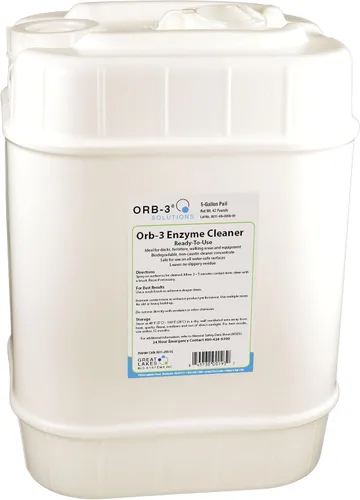 Vista 8 de Orb-3 A011-J5R-1Qspry - Botella de spray limpiador enzimático listo para usar para piscinas, 1 cuarto de galón, líquido amarillo claro translúcido