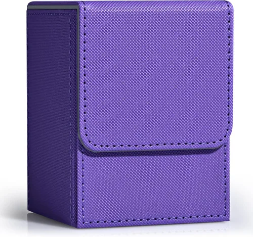 Vista 12 de Caja de almacenamiento de cartas ZLCA para cartas de intercambio, caja de cubierta de baraja MTG Commander con capacidad para más de 120 cartas