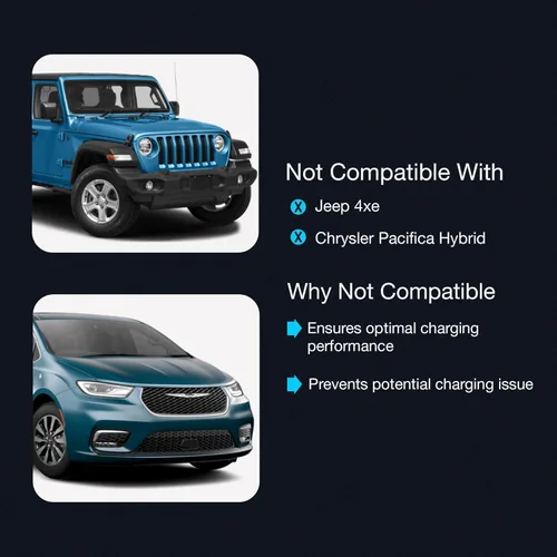 Vista 6 de [Actualizado] Adaptador de carga NIVION 80A NACS (CA) a J1772 – 250 V para J1772 EVs y PHEVs – Compatible con conectores, conectores de pared