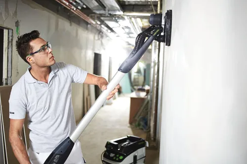 Vista 5 de Festool 203319 Granat Net P320 Grit PLANEX discos abrasivos de lijado abrasivos de 8-7/8 pulgadas (8.858 in) de diámetro, paquete de 25