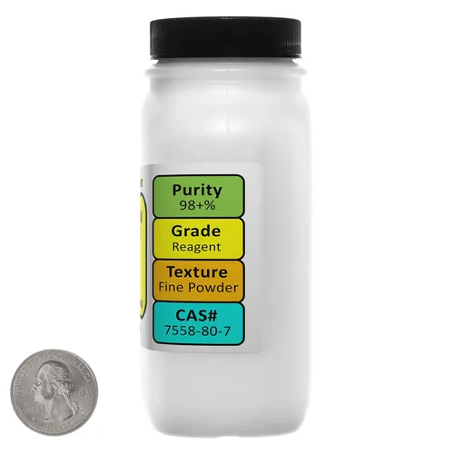 Vista 2 de Fosfato monosódico [NaH2PO4] 98+% polvo de grado AR 1 Lb en dos botellas
