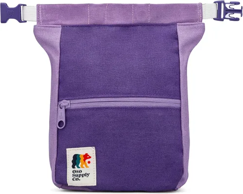 Vista 13 de Kulshan Bouldering Bucket, bolsa de tiza de gran tamaño para escalada en roca, maceta de tiza con cierre magnético enrollable, bucle de cepillo