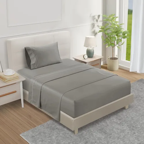 Vista 31 de Juego de sábanas 100% de algodón egipcio, tamaño Queen, juego de sábanas de bolsillo profundo, sábanas de algodón de 800 hilos, naturalmente