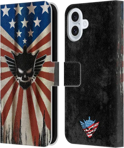 Vista 35 de Head Case Designs Officially Licensed WWE American Nightmare Flag Cody Rhodes Leather Wallet Case Compatible with Apple iPhone 7 Plus/iPhone 8 Plus