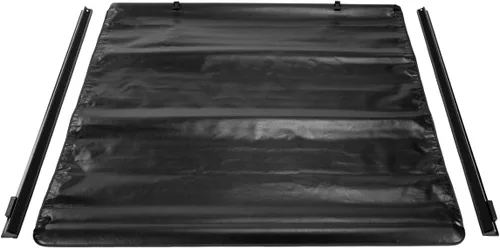 Vista 4 de Cubierta de cama impermeable de 5 pies con abrazadera en la parte superior + tira de sellado para frontera 09-12, cubierta Tonneau enrollable suave