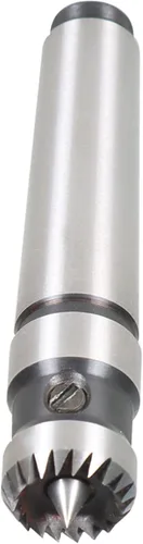 Vista 7 de kimllier Herramienta de torneado de madera 2MT con corona de 1 pulgada Super Torno de madera Centro de impulsión para torno de madera y metalurgia