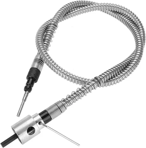 Vista 8 de Eje flexible, cable de eje flexible de 0.236 in, taladro eléctrico, herramienta de amoladora rotativa de 0.020-0.236 in para pulido, grabado