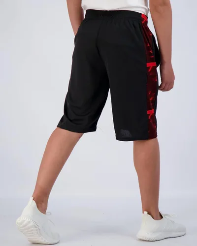 Vista 3 de Real Essentials - Paquete de 5 pantalones cortos de baloncesto para niños, con malla y bolsillos
