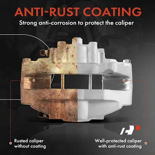 Vista 6 de A-Premium Conjunto de pinza de freno de disco compatible con modelos Nissan e Infiniti - 370Z 2009-2019, FX50 2009-2013, G37 2008-2013, M37/M56