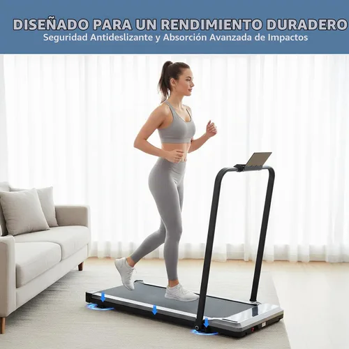 Vista 3 de OLIXIS Cinta de correr 3 en 1 para oficina en casa Plateado