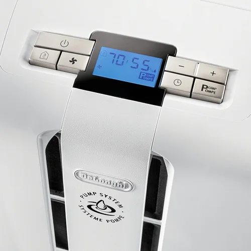 Vista 3 de De'Longhi Deshumidificador de 50 pintas con bomba, color blanco